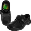 Crayola Boys Black School Uniform Dress Shoes Lace-Up & Strap Styles Classic Formal Shoes Toddler 7–10 Little Kid 11–13 Big Kid 1–4(Jet Black)