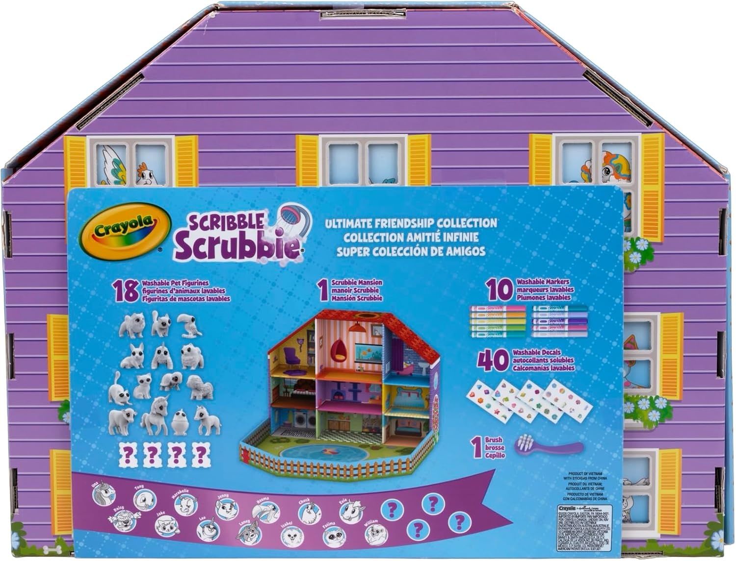image:imageCrayola Scribble Scrubbie Pets Friendship Collection 18 Pets amp 10 Markers Reusable Coloring Arts and Crafts Screen Free Mystery Toys Holiday amp Birthday Gifts for Kids Ages 3 Amazon Exclusive