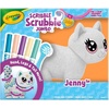 Crayola Jumbo (6 inch) Scribble Scrubbie Pets, Rory the Dino, Posable Kids Toy, Customizable Toy, Gift(Cat)