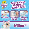 Crayola Jumbo (6 inch) Scribble Scrubbie Pets, Rory the Dino, Posable Kids Toy, Customizable Toy, Gift(Dog)