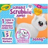 Crayola Jumbo (6 inch) Scribble Scrubbie Pets, Rory the Dino, Posable Kids Toy, Customizable Toy, Gift(Cat)
