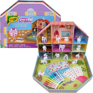 Crayola Scribble Scrubbie Pets Friendship Collection, 18 Pets & 10 Markers | Reusable Coloring Arts and Crafts, Screen Free Mystery Toys, Holiday & Birthday Gifts for Kids, Ages 3+ [Amazon Exclusive]