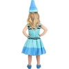 Blue Crayola Crayon Costume Dress for Toddlers with Headband Hat