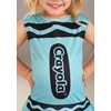 Blue Crayola Crayon Costume Dress for Toddlers with Headband Hat