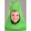 Green Crayola Crayon Kids Costume Pullover Tunic with Hood, Foam Backed