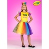 Kids Crayon Box Costume Dress Dress and Headband Included