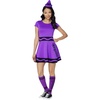 Spirit Halloween Adult Vivid Violet Crayola Crayon Dress Costume