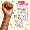 Crayola I Feel Temporary Tattoo Set, Variety Pack with 200+ Tattoos for Kids Ages 4+,Fun Emoji Designs