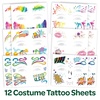Crayola Magic Fun Face Temporary Tattoos Variety Pack, 100+ Kids’ Tattoos, Fun Character & Expression Designs, Ages 4+