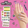 Crayola Retro Collection Temporary Tattoo Gift Bundle, Glitter & Nail Designs, 200+ Tattoos for Kids Ages 4+