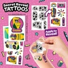 Crayola Retro Collection Temporary Tattoo Gift Bundle, Glitter & Nail Designs, 200+ Tattoos for Kids Ages 4+