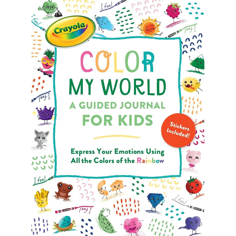 image:imageCrayolas Color My World A Guided Journal for Kids Express Your Emotions Using All the Colors of the Rainbow