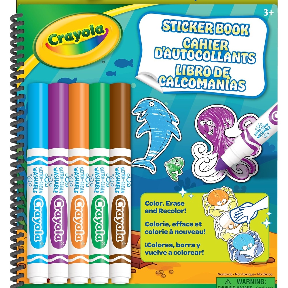 image:imageCrayola LLC Repositionable Sticker Book