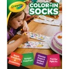 Crayola Color-In Socks – Novelty Coloring Socks for Boys & Girls – 4-10Y(Fairy Tale)