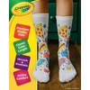 Crayola Color-In Socks – Novelty Coloring Socks for Boys & Girls – 4-10Y(Snack Attack)