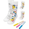 Crayola Color-In Socks – Novelty Coloring Socks for Boys & Girls – 4-10Y(Fairy Tale)