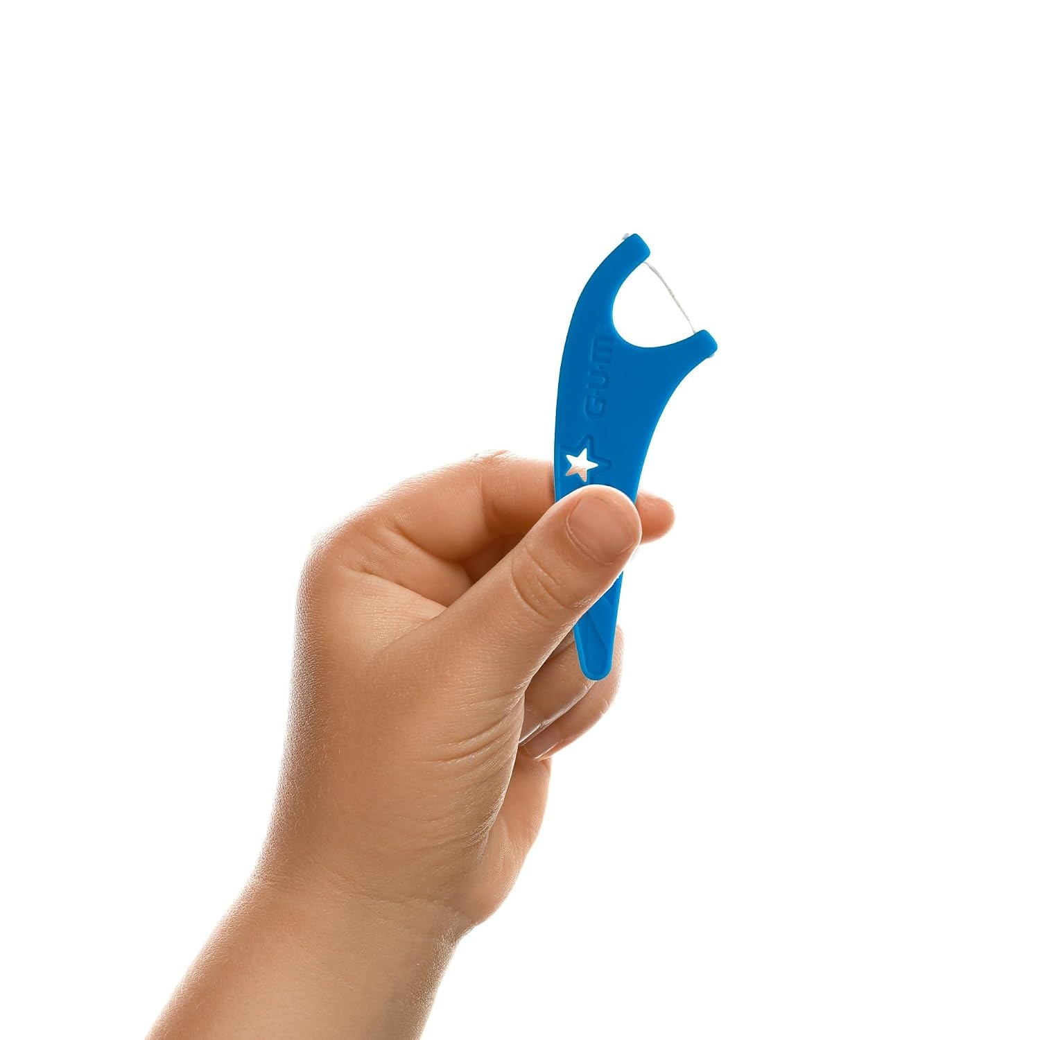 image:imageGUM Crayola Kids Floss Pick with Fluoride Grape Flavor 75 Count 6 PackFlossers