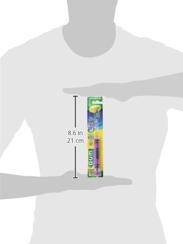 image:imageGUM Crayola Timer Light Kids Soft Toothbrush Ages 3 1 Count1 Count Pack of 1