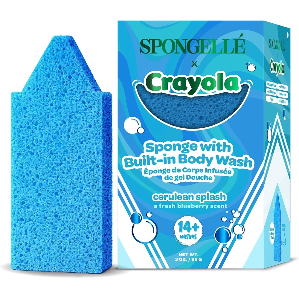 image:imageSpongelle Cerulean Splash Body Buffer Crayola