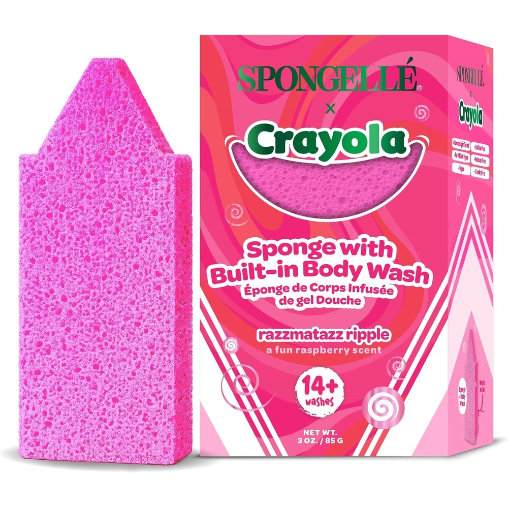 image:imageSpongelle Razzmatazz Ripple Body Buffer Crayola