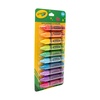 Crayola 10 Flavored Lip Balms | Razzmatazz, Mango Tango, Laser Lemon, Electric Lime, Granny Smith Apple, Sky Blue, Cerulean, Sugar Plum, Violet, Jazzberry Jam | Cruelty Free