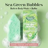 Spongelle Sea Green Bubbles Body Buffer | Crayola