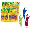 GUM Crayola Kids Floss Pick with Fluoride, Grape Flavor, 75 Count (6 Pack)(Flossers)