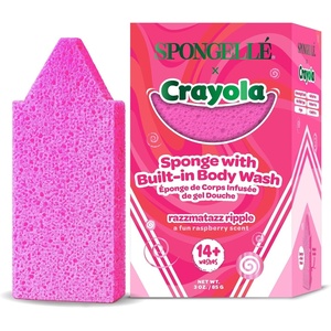 Spongelle Razzmatazz Ripple Body Buffer | Crayola