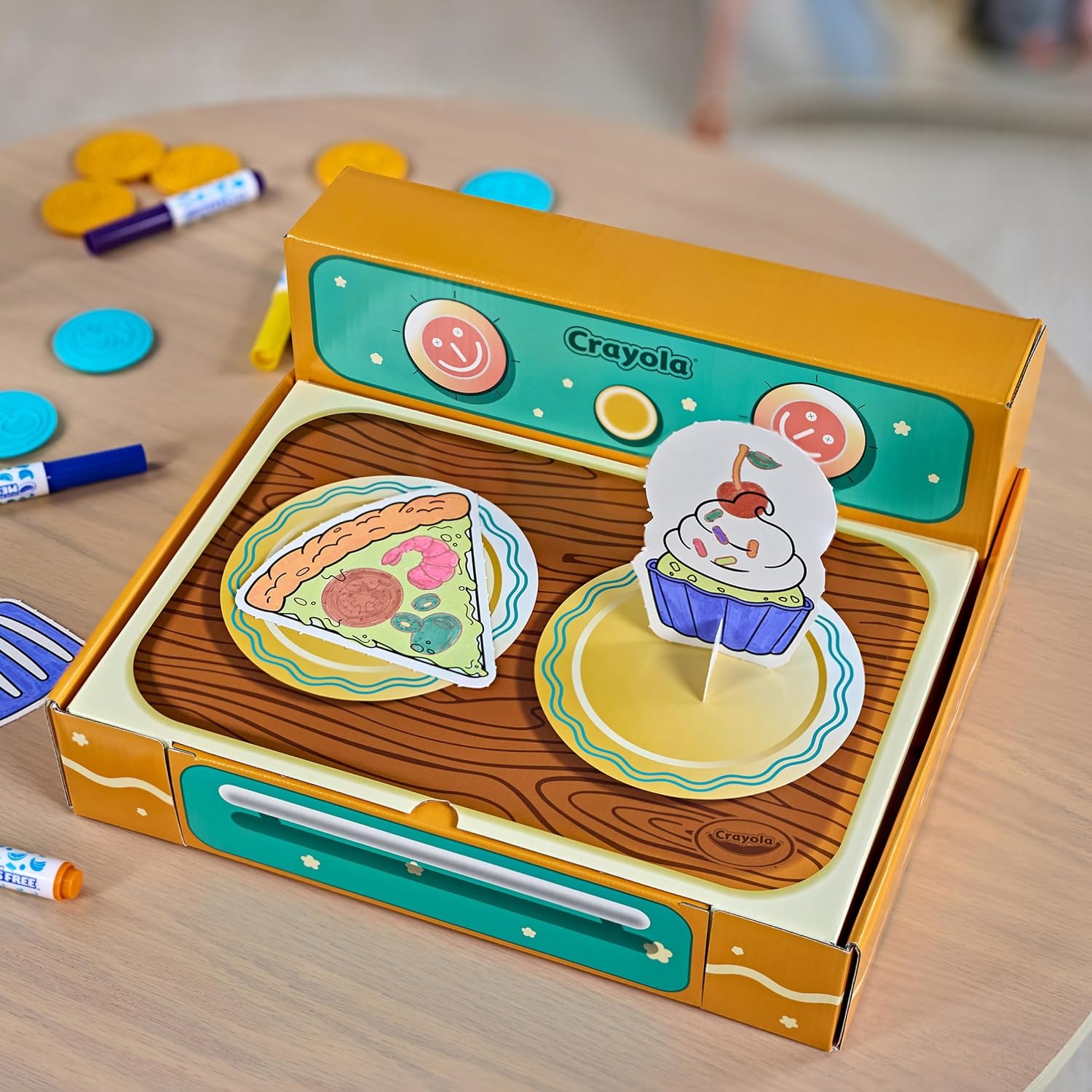 image:imageCrayola Color Wonder Scented Kitchen Playset Toddler Mess Free Coloring