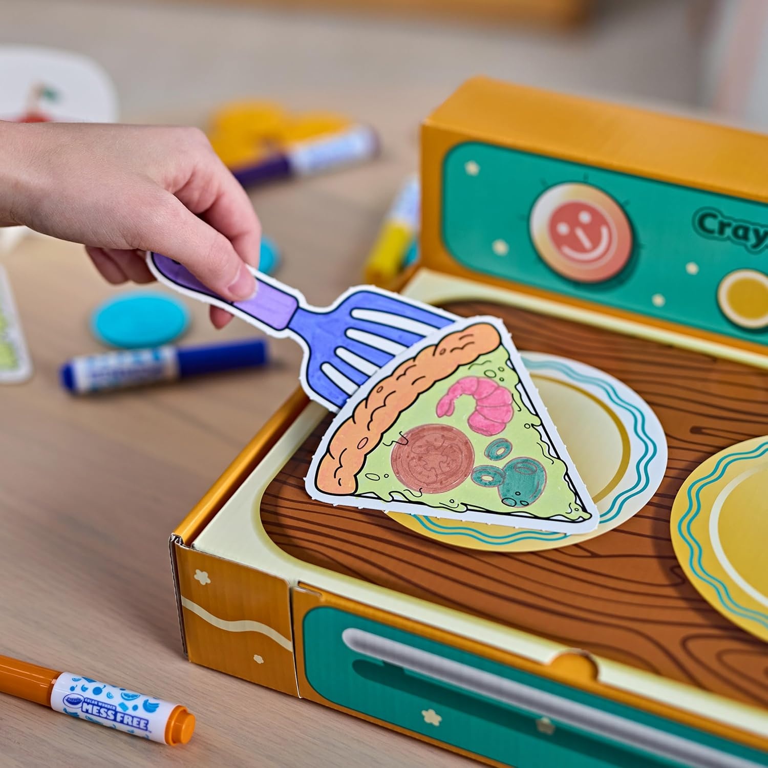 image:imageCrayola Color Wonder Scented Kitchen Playset Toddler Mess Free Coloring