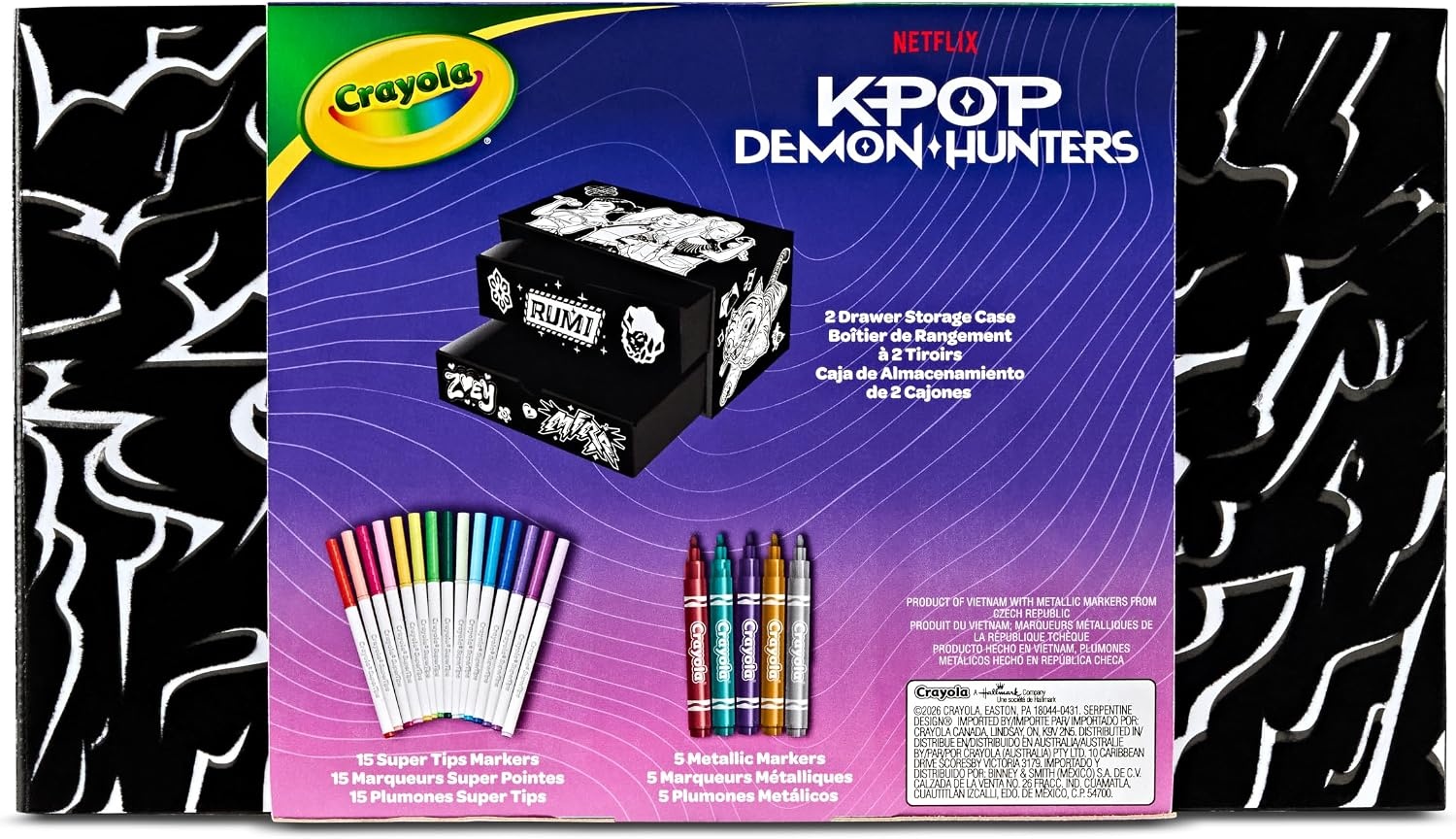 image:imageCrayola KPop Flocked Deco Drawers