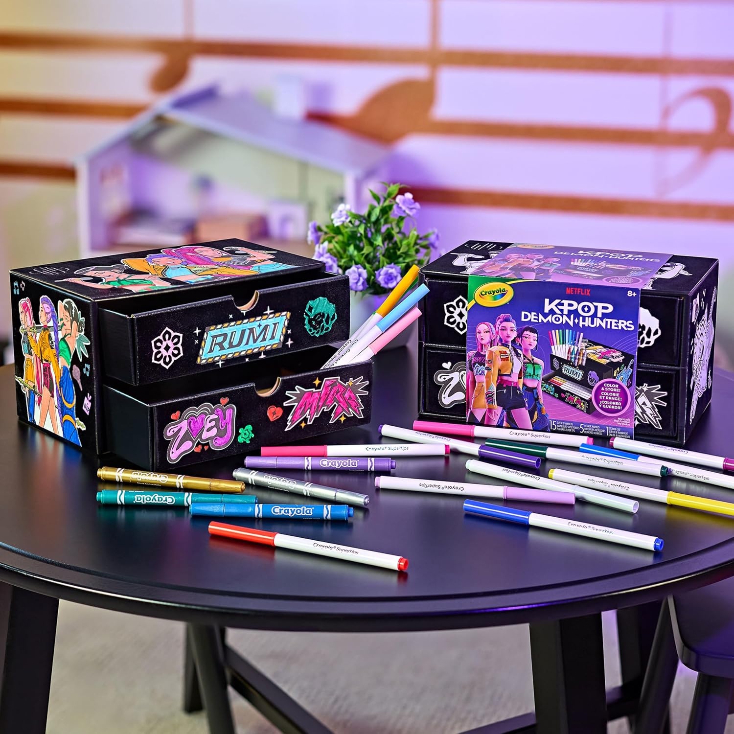 image:imageCrayola KPop Flocked Deco Drawers