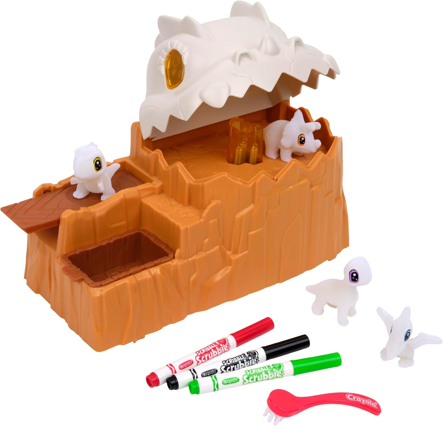 image:imageCrayola Scribble Scrubbie Dino Glow Mountain Playset