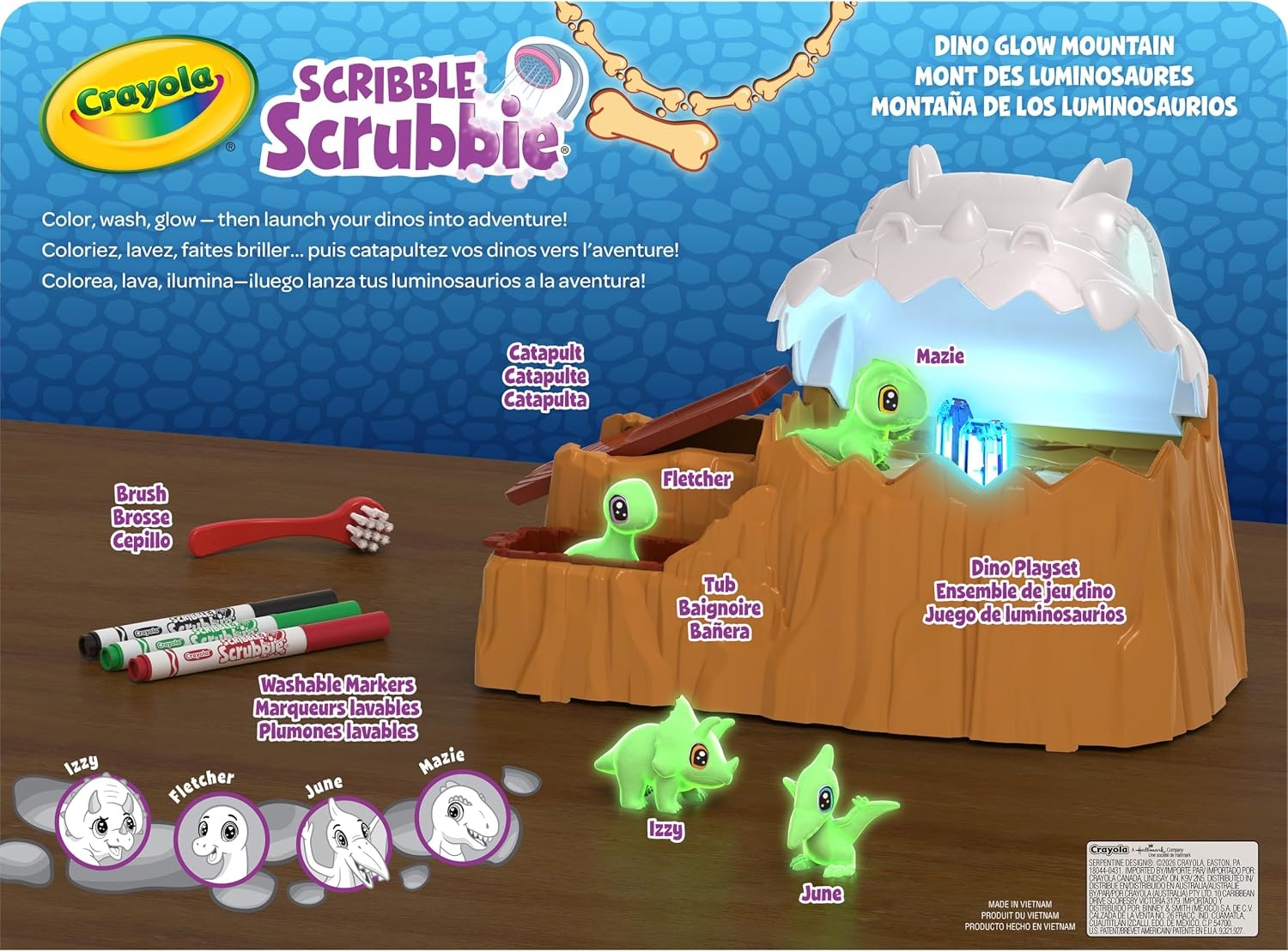 image:imageCrayola Scribble Scrubbie Dino Glow Mountain Playset