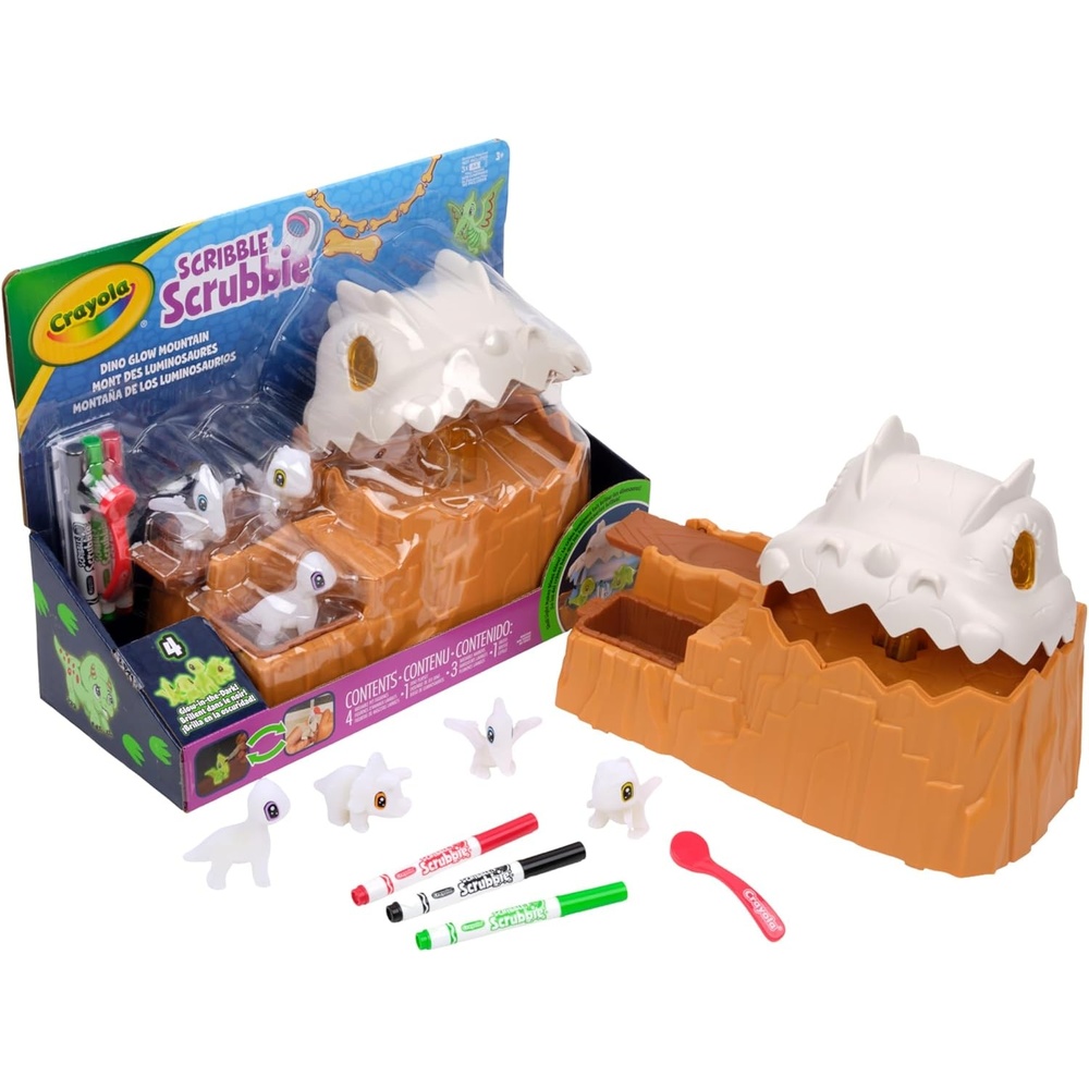 image:imageCrayola Scribble Scrubbie Dino Glow Mountain Playset