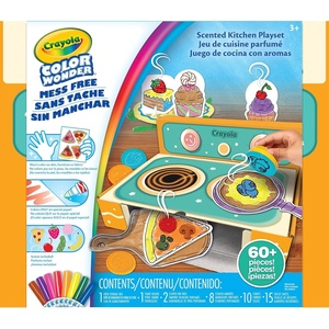 Crayola Color Wonder Scented Kitchen Playset, Toddler Mess Free Coloring