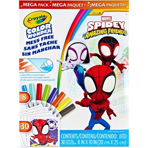 Crayola Color Wonder Spidey and His Amazing Friends Mega Set, Holiday Gift